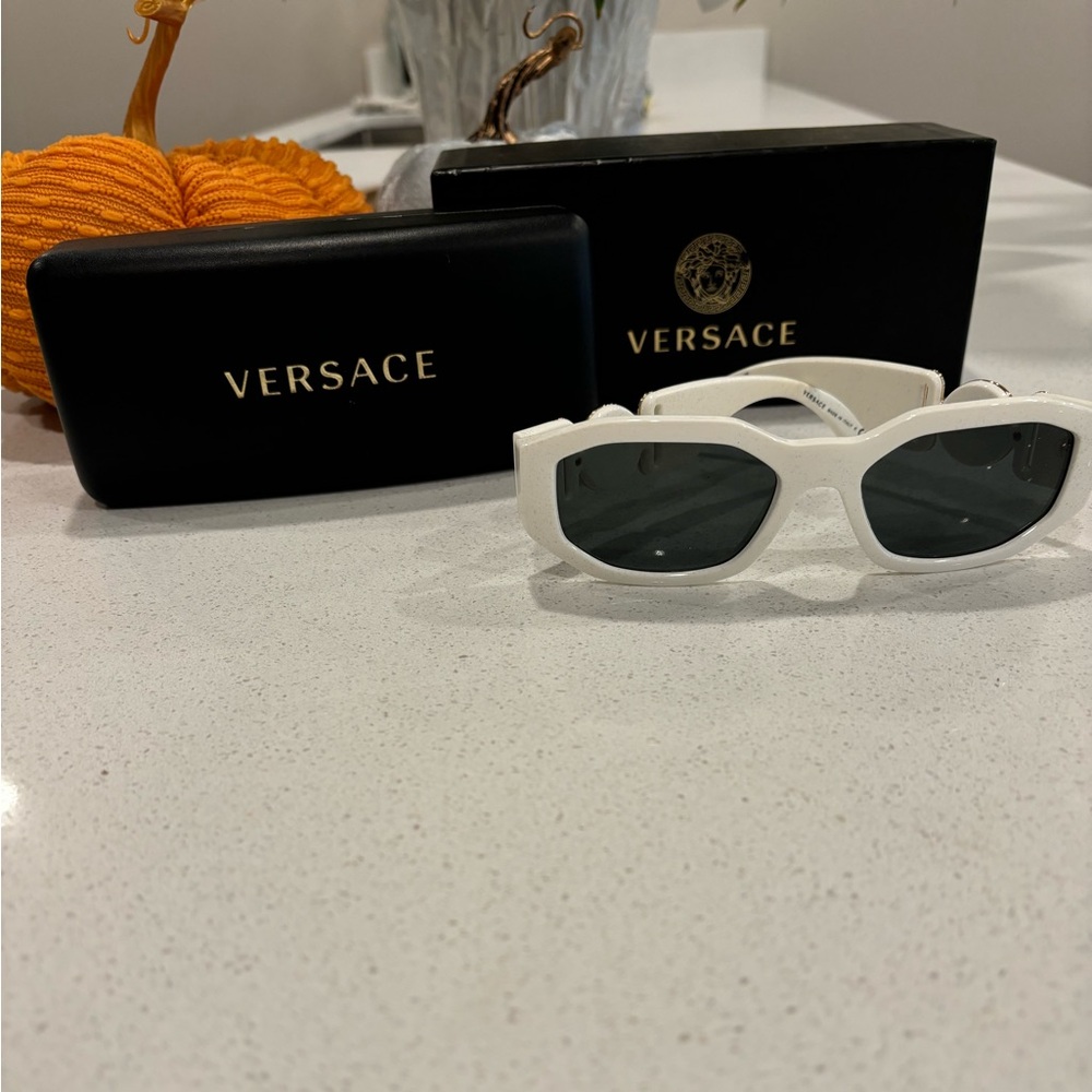 COPY - White Versace sunglasses with box and case